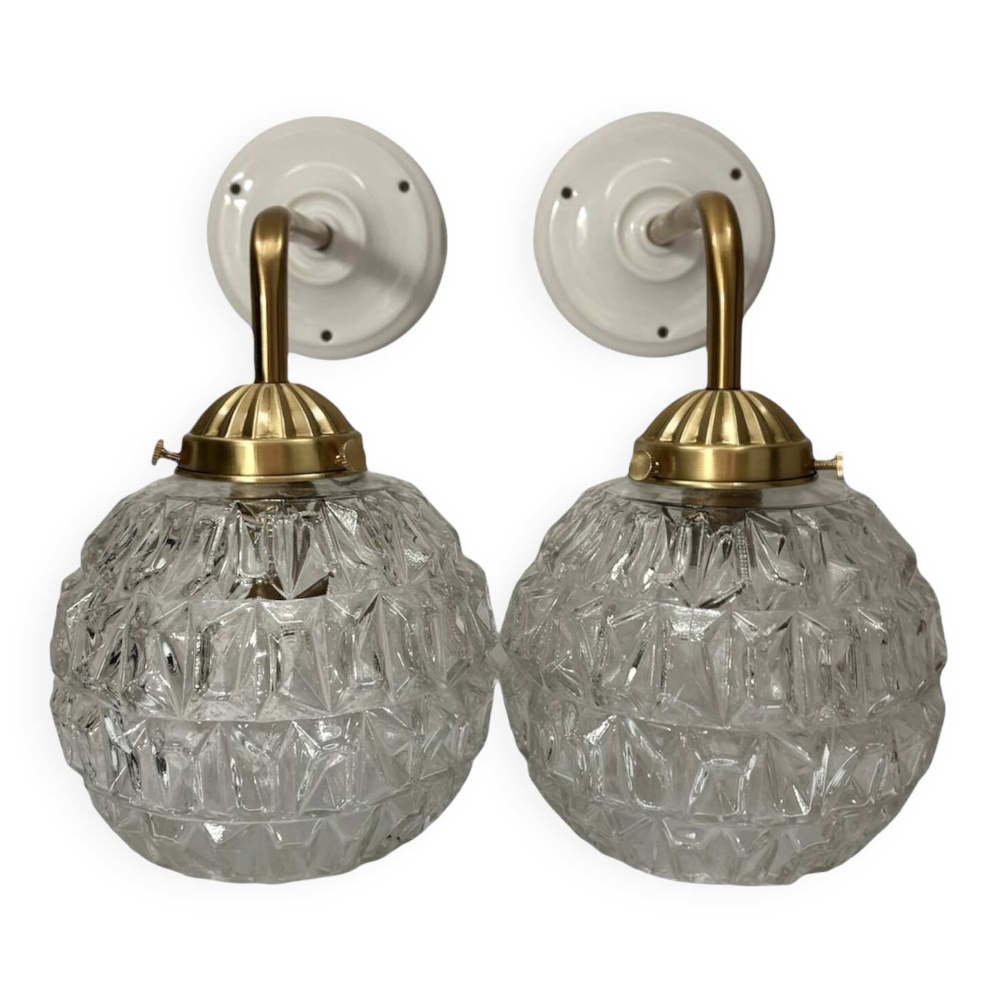 Pair of vintage wall sconces