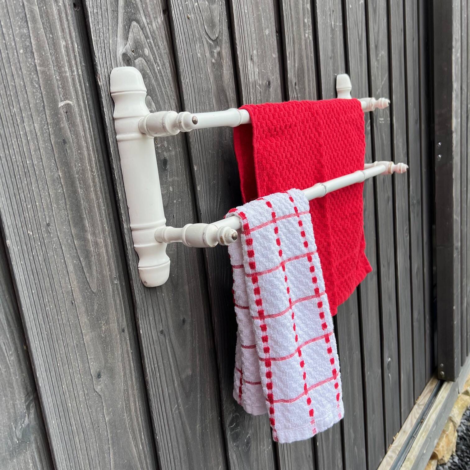 Vintage wooden napkin holder