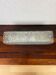 1960s frosted molded glass wall sconce