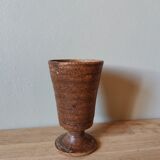 Mazagran tasse vintage grès signé La Hulotte