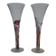 Vases  cristal soliflore