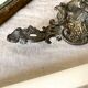 Antique style thumb candle holder