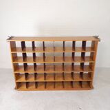 Sorting cabinet, compartment cabinet with 40 pieces of waste, 1950s