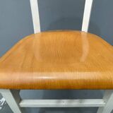 3 chaises en bois, Tchécoslovaquie années 1950