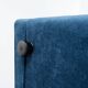 Vintage Model D70 Sofa Bed Black Iron Reupholstered Blue by Osvaldo Borsani for Tecno, 1970s