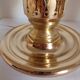 Pair of golden lamps