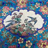 Cake dish in Longwy enamels