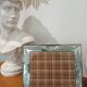 Large chiseled mirror photo frame