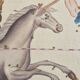 La Roche Laffitte (Born in 1943) - Watercolour drawing on silk - Unicorn