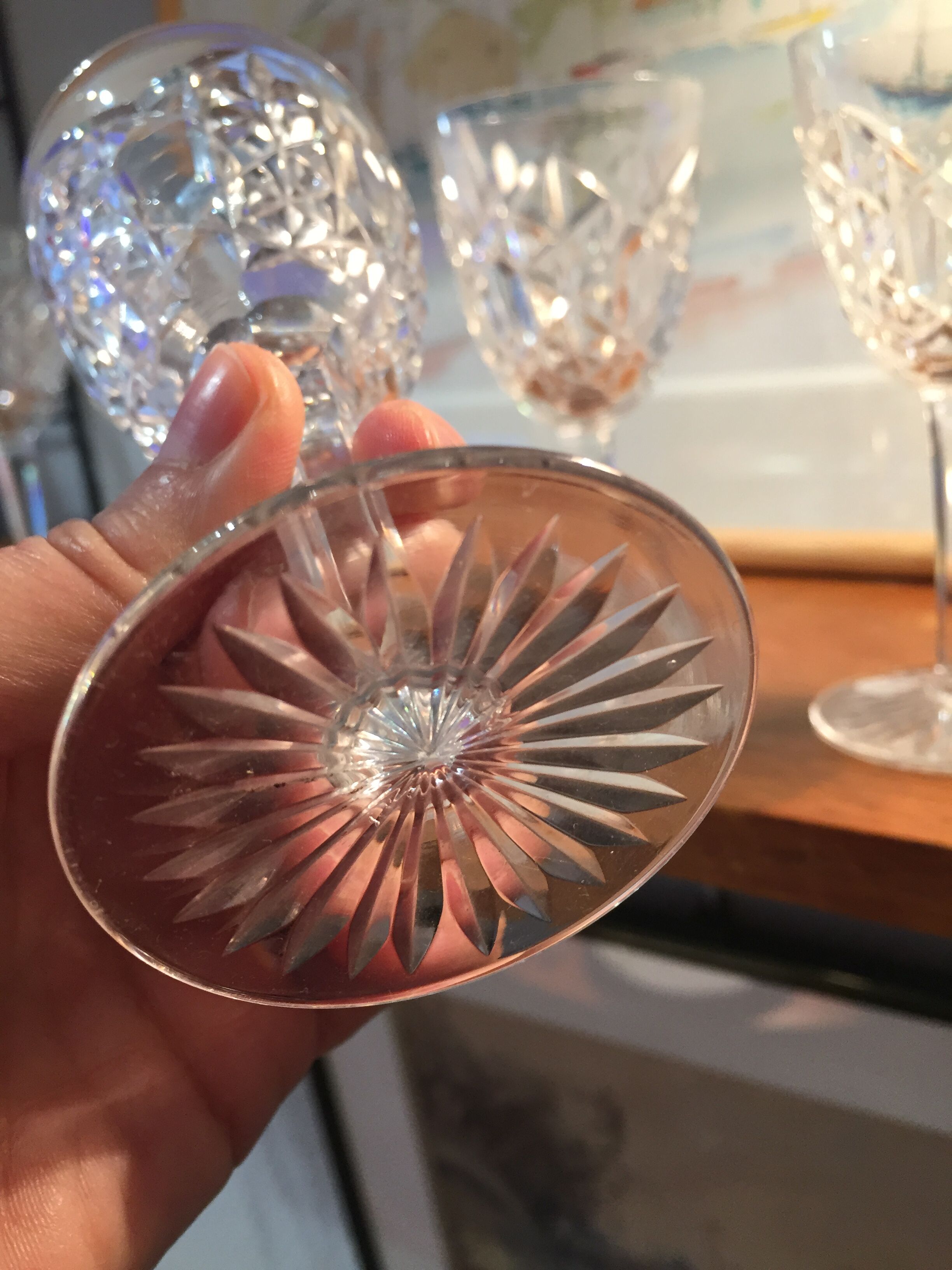 Baccarat crystal glasses