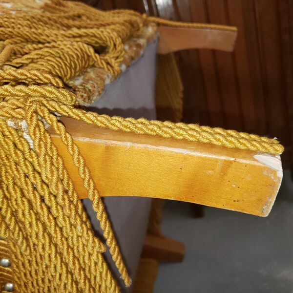 Paire de fauteuils art deco année 50 vintage