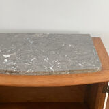 Low cabinet 2 doors with marble