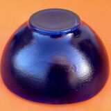 1970s modernist cut explosion of shades of blue