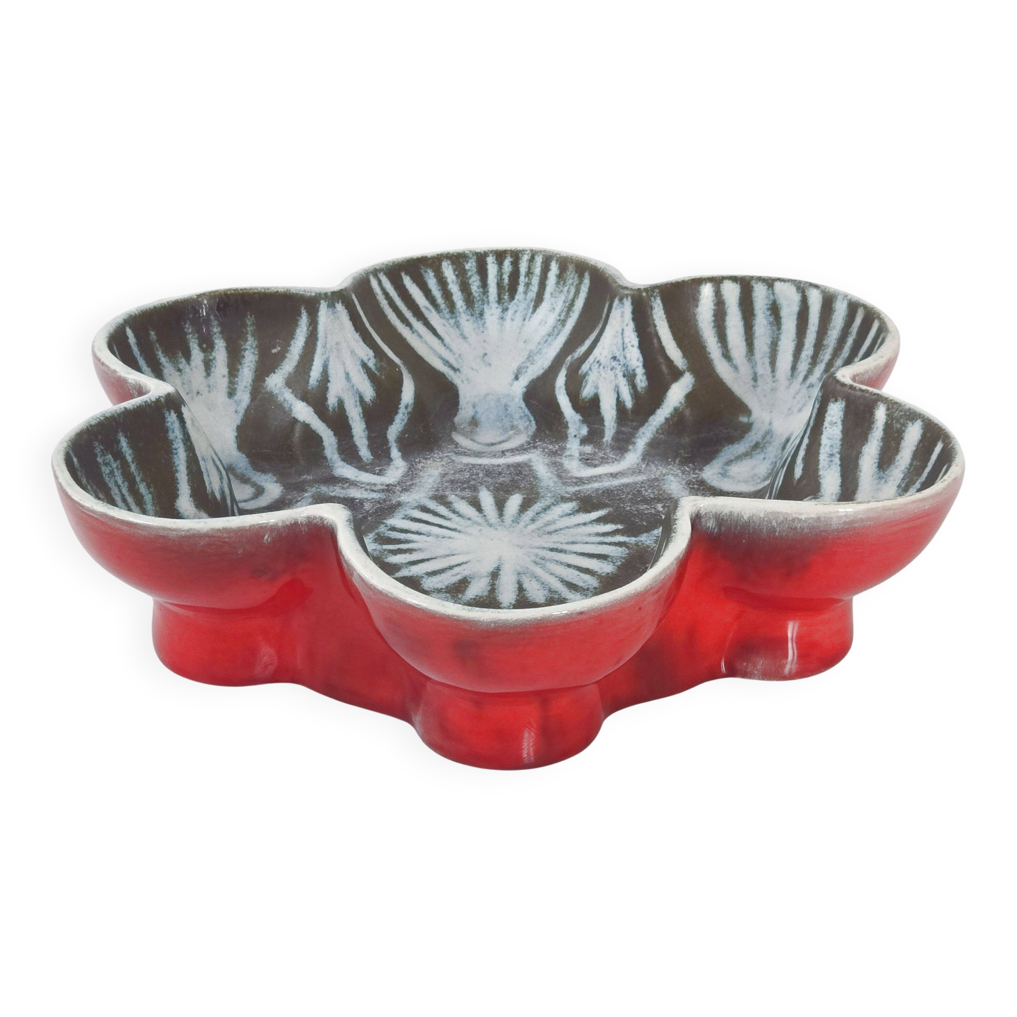 Vintage 1960s R. Weill ceramic bowl