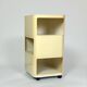 Cream Kartell Componibili Storage with Three Modules, Italian Vintage 1960s