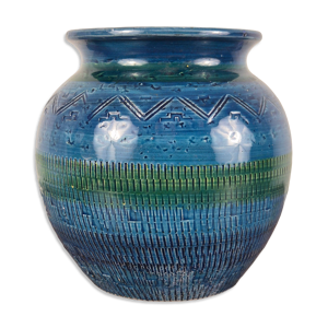 Vase en terre cuite émaillée