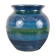 Glazed terracotta vase Rimini Blue by Aldo Londi for Bitossi, Italy, 1960.