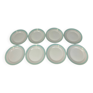 lot de 8 assiettes plates
