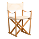Mogens Koch MK16 Folding Chair in Beech Wood and Canvas for Rud Rasmussen, DK