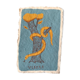 Painting Camille Cabanes - Snake - Vibora - Loteria