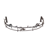 Metal half-moon bed sky