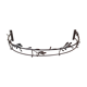 Metal half-moon bed sky