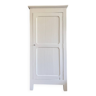 Antique vintage white Parisian wardrobe