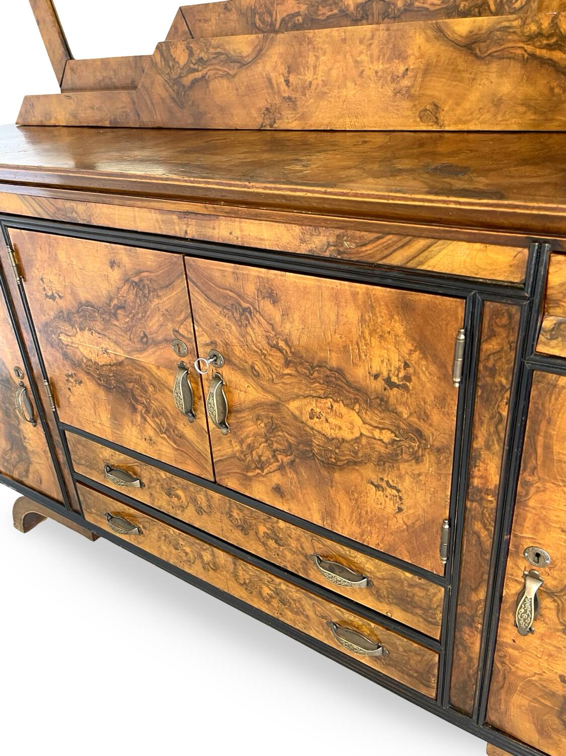 Crédence/buffet Art déco italien, années 1920.