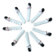 Series of ten Pierrot knife holders