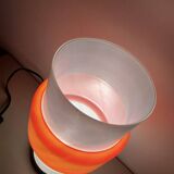 Vintage orange opaline lamp