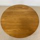 Vintage extendable round table in the spirit of Atelier Chauvin S.A. – 1970s