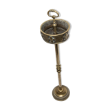 Ashtray on foot in bronze