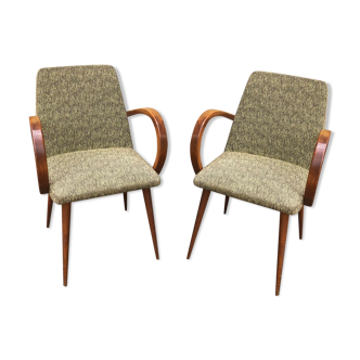 Pair of art deco armchairs