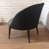 Round armchair of the 60s restored
