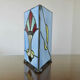 Art deco lamp in glass paste