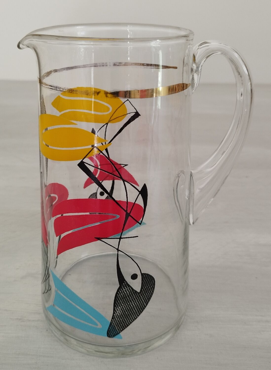 Vintage orangeade glass service