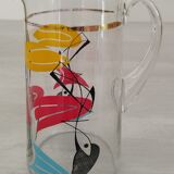 Vintage orangeade glass service