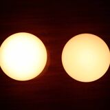 Paire d'appliques, plafonniers vintage