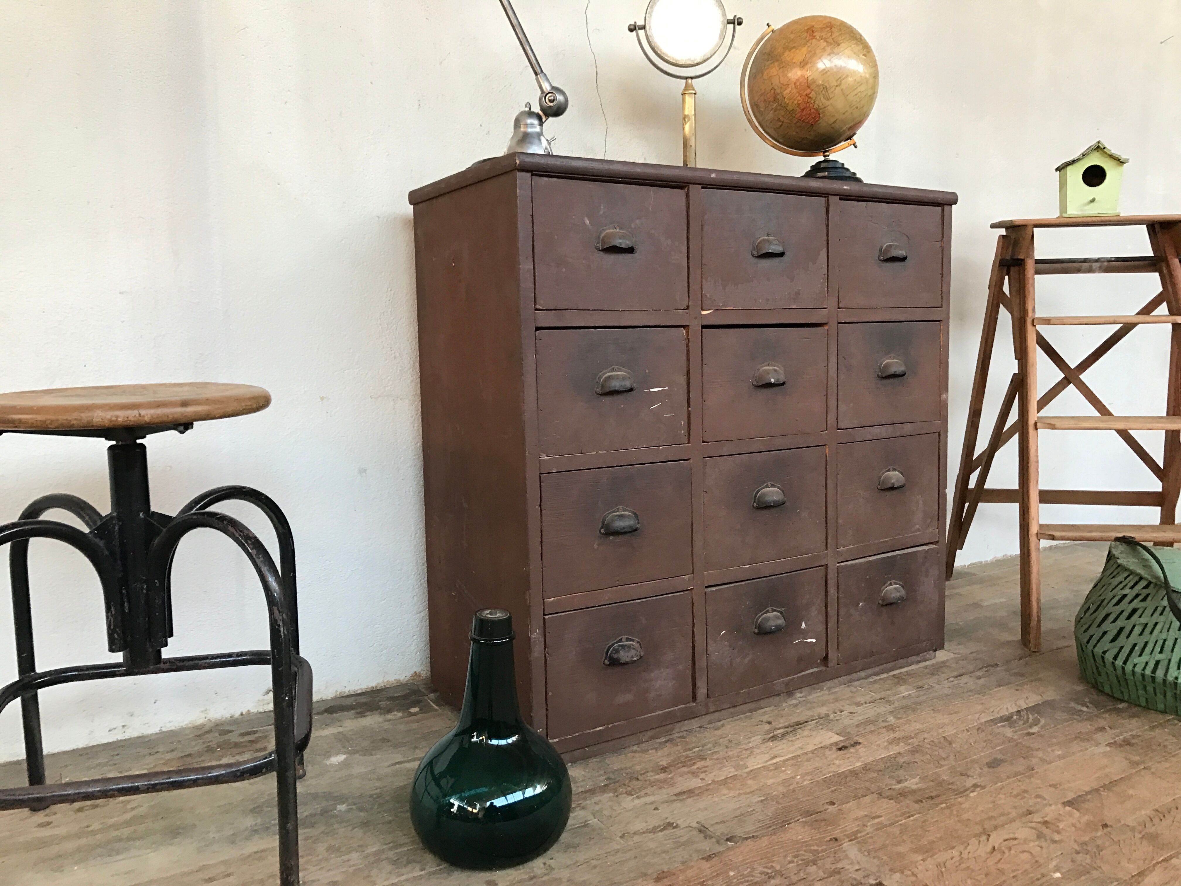 Shop vintage drawers furniture industrial loft