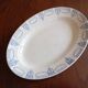 Oval ironstone plate Moulin des Loups & Hamage, 'Colonial' model