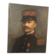 Portrait of a French officer – Oil on canvas signed "Cavalli", 1905