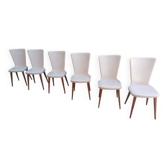 Set of 6 60s chairs