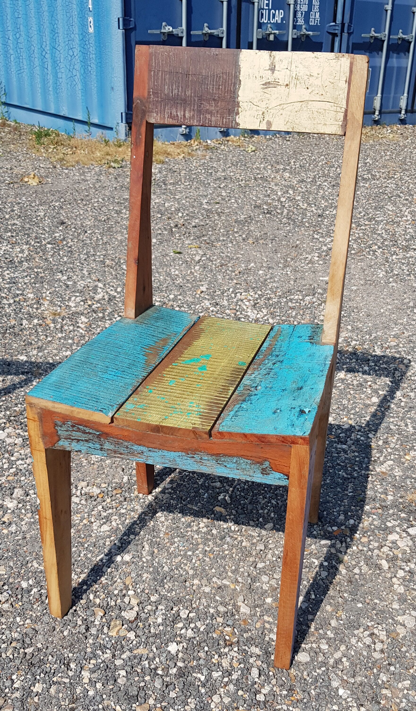 Teak table with 6 chairs