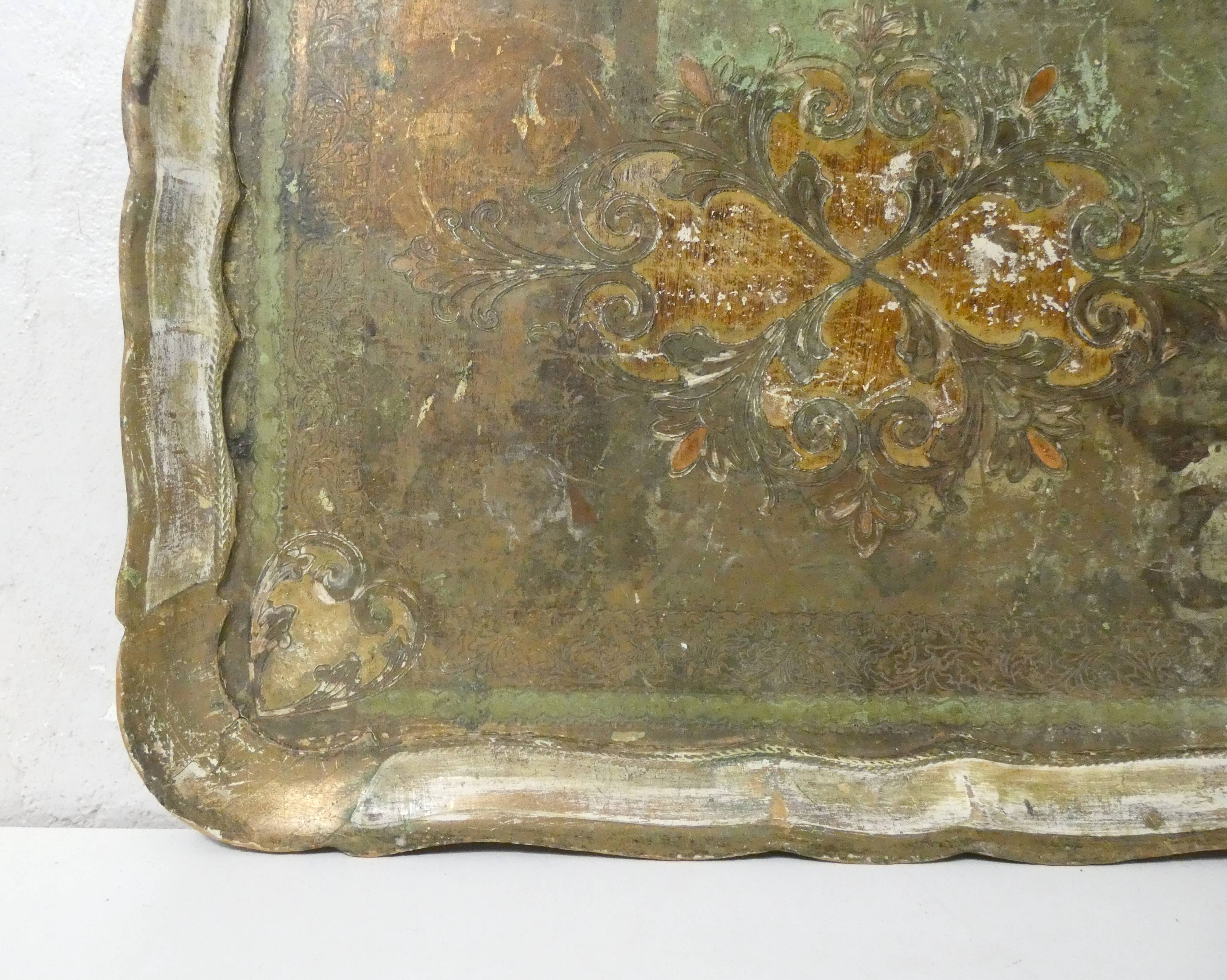 ancient Venetian tray