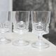 Série de 6 verres à pied vintage