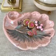 Vide poche en céramique nacré