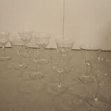 9 Old Stemmed Glasses – Cut Pattern – Villeroy Boch