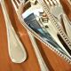 Christofle pearls, dessert cutlery 12 forks 12 spoons 17cm