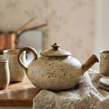 Glazed stoneware teapot by Jean-Pierre Prud’homme, La Borne, 1960s.