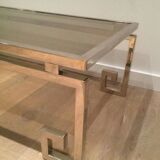 Very beautiful chrome coffee table